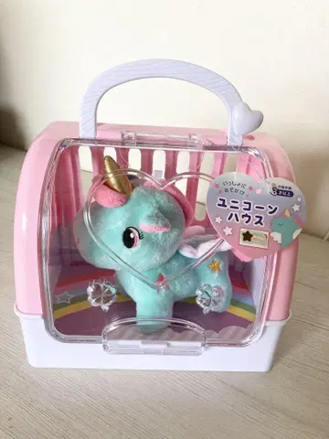 유니콘 하우스 유니콘 봉제 인형과 집