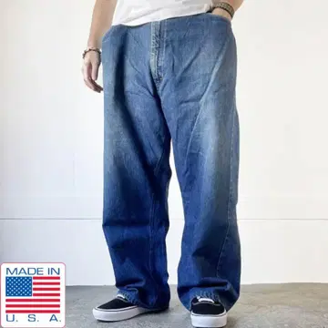 70s USA제 BIG MAC 데님 로거 팬츠 W42 L28.5