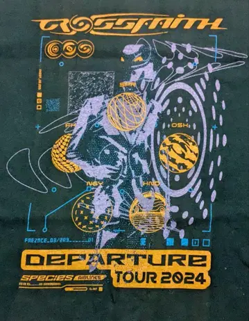 Crossfaith DEPARTURE TOUR 2024 셔츠 XXL