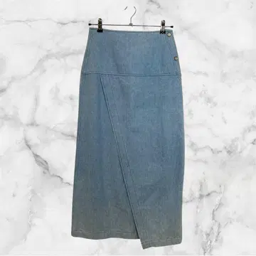 2639 새상품 Doux archives 데님 아지메 슬릿 스커트 L