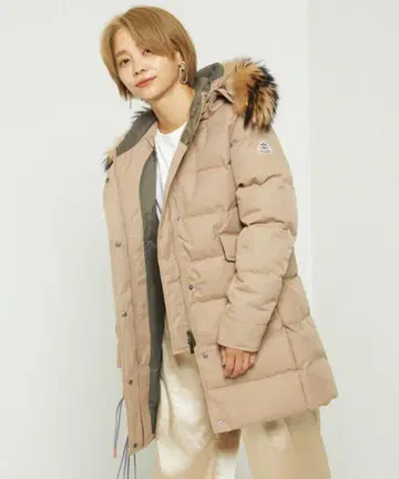피레넥스 그레노블 38 베이지 다운 코트 아우터
