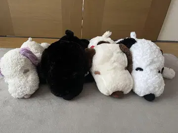 스누피 봉제 인형 4개 세트