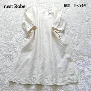 새상품 택 포함 nest Robe 네스트로브 린넨 원피스 풀오버