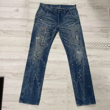 SOPH 소프 페인트 가공 데님