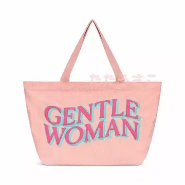 GENTLE WOMAN 코듀로이 토트백 핑크