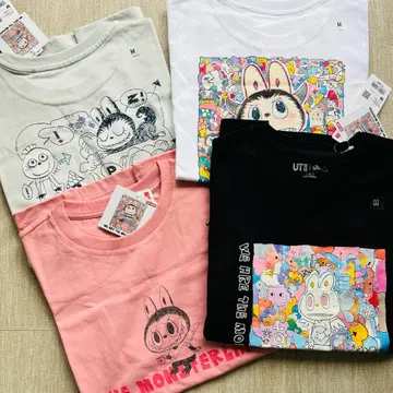 UNIQLO POPMART UT 러브브 유니클로 M 4개 세트
