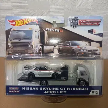2 핫휠 GT-R (R34) 스카이라인 팀 트랜스포트