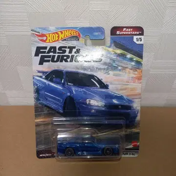 개봉 완료 핫휠 와일드 스피드 스카이라인 GT-R R34