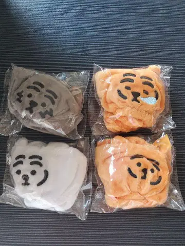 MUZIK TIGER 스크런치 가챠가챠 4색 세트