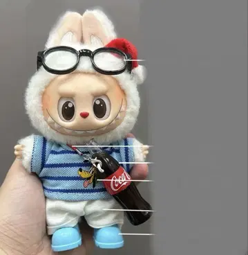 labubu 라부부 봉제 인형 의류 파랑 콜라 5세트