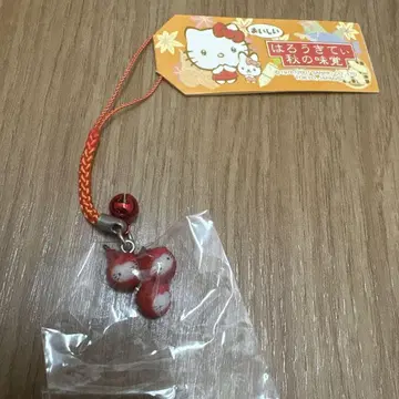 레어 한정 지역 한정 헬로키티 가을 맛 매실 매달이 스트랩 산리오