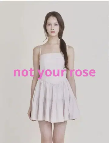 NOT YOUR ROSE Ruby Dress Pink 미니 원피스 핑크