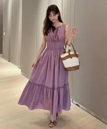 Riviera Double Bow Dress -rose-
