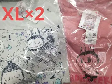 UNIQLO POPMART UT 유니클로 팝마트 라브브 XL 핑크