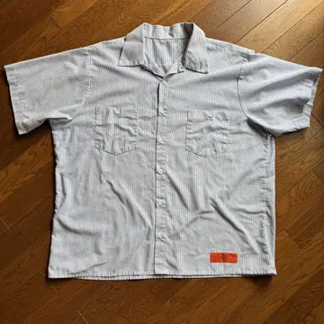 UNIVERSAL OVERALL 스트라이프 셔츠 XL