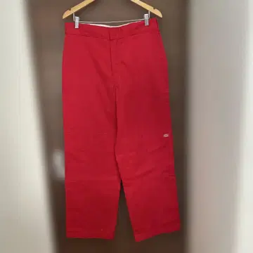 Dickies 빨간색 워크 팬츠 아마도 32 x 34 90년대~00년대