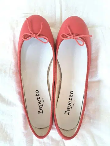 새상품 레페토 repetto 구 사이즈 38 23.5 코랄 핑크