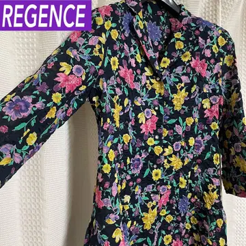 REGENCE 레지앙스 꽃무늬 튜닉 얇은 소재 코튼 100%