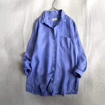 새상품급 Deuxieme Classe LINEN 와이어 워시 셔츠