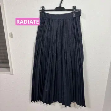 RADIATE 라디에이트 플리츠 스커트 네이비 미사용품 사이즈 9호