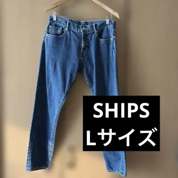 여성용 SHIPS 블루 데님 L 사이즈