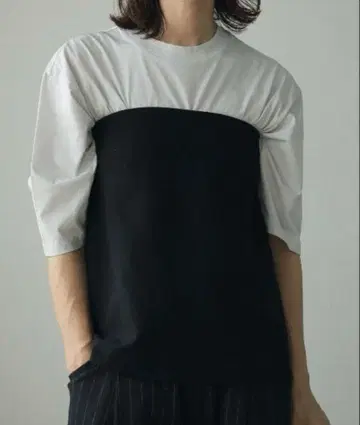 anuke 앙누크 Cutoff Bare Bustier 네이비