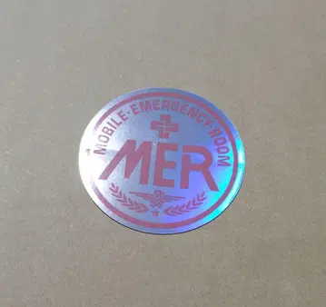 도쿄 MER 엠블럼 스티커 (핑크)
