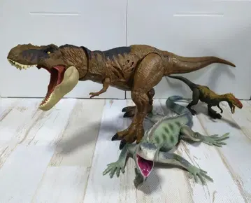 미사용 마텔 쥬라기 월드 데미지 T-REX