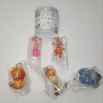 가샤폰 Winnie the Pooh 메지루시 액세서리 5개 세트