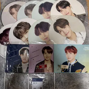 BTS 제이홉 부채 플래그 핀 배지 세트