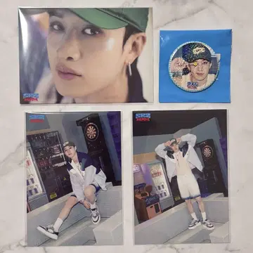 StrayKids 스키즈 방찬 캔뱃지 랜덤 포토카드 팝업