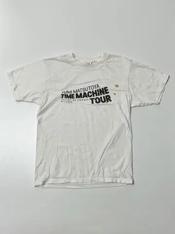 마츠토야 유미 TIME MACHINE TOUR 반팔T셔츠 화이트 S사이즈