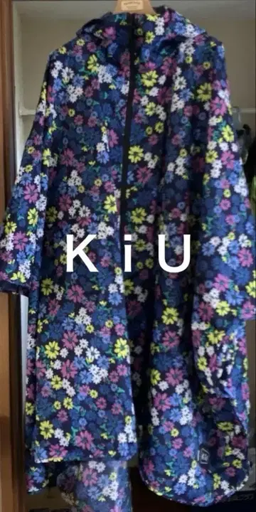 KiU 레인 판초 네이비 1회 사용