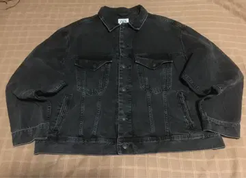ZARA 스톤 워시드 블랙 데님 재킷