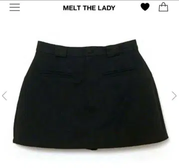 melt the lady back pleats skirt