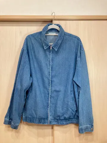 시착만 한 상품 라이트 블루 데님 자켓 M 정가 6600엔
