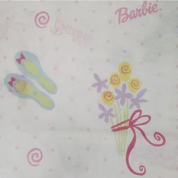 USA Barbie 빈티지 시트 올 패턴 트윈 사이즈