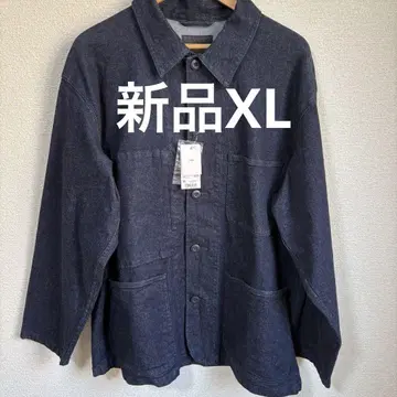 [ 새상품 ] 유니클로 유틸리티 자켓 ( 데님 ) XL