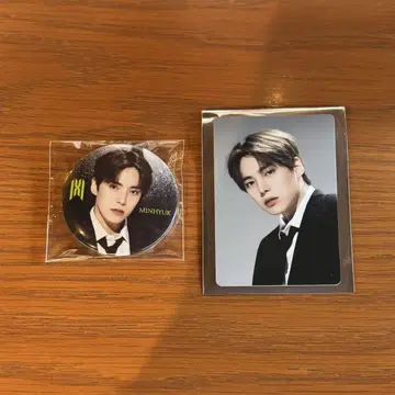 MONSTAX 민혁 캔뱃지 트레이딩 카드