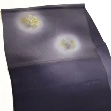 a706 순수 실크 탄고 크레이프 원단 오비 장식 천 금실 기모노