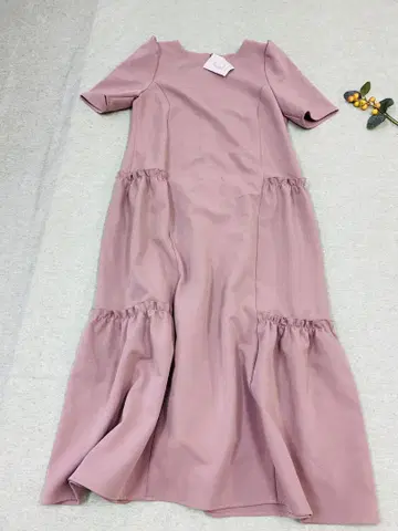 M281 Liala x PG 택 포함 새상품 반팔 티어드 원피스