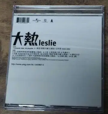 장국영 ( 레슬리 장 ) [ 대열 ] 카드 6장 세트