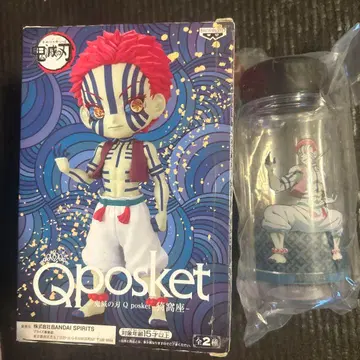 Q posket 귀멸의 칼날 아카자 피규어 덤 포함 미사용