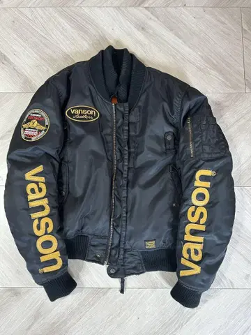 Vanson 반손 MA-1 타입 플라이트 자켓 라이더 자켓