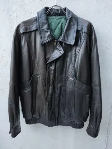 블랙 가죽 자켓 일본제