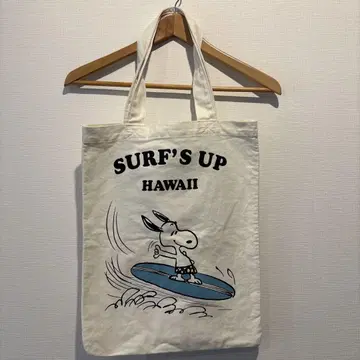 스누피 SURF'S UP HAWAII 토트백