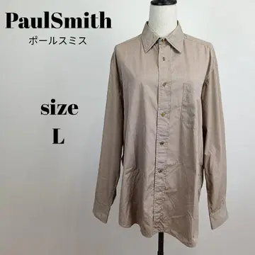 [ a1265 ] 폴스미스 긴팔 셔츠 L 베이지