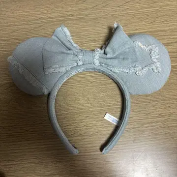 미니 데님 머리띠