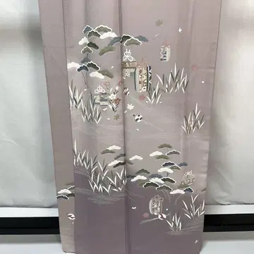 C479 순수 실크 이중 기모노 호몬기 기모노