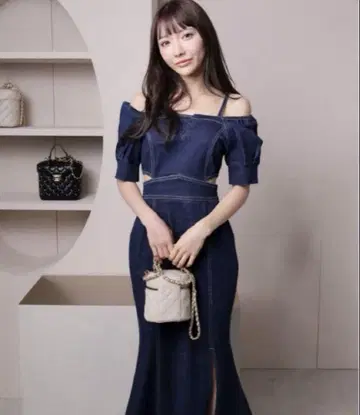 립 서비스 데님 원피스 dazzlin snidel GRL Rady 계열